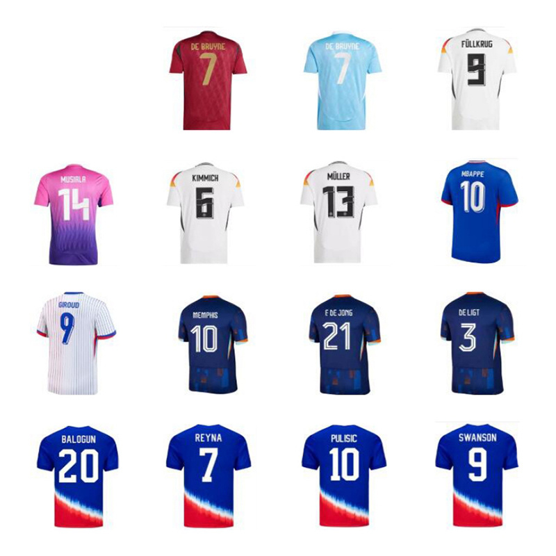 2024 2025 soccer jersey football kit SOCCER UNIFORM club country soccer jersey Mbappe team football shirts Men + Kids Sets