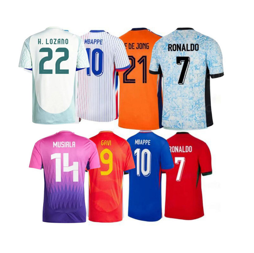 2024 2025 soccer jersey football kit SOCCER UNIFORM club country soccer jersey Mbappe team football shirts Men + Kids Sets