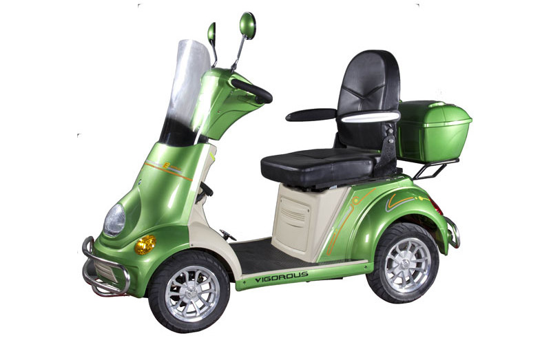 CE Approved 4 wheel electric mobility scooter with Top Canopy