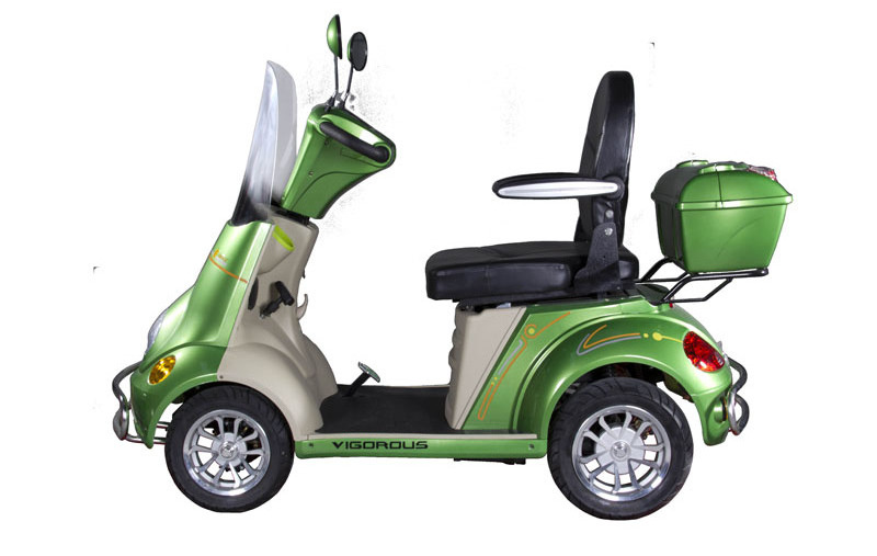 CE Approved 4 wheel electric mobility scooter with Top Canopy