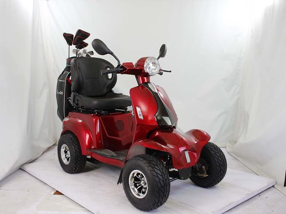 60V Lithium Battery 4 Wheels Cheap Chinese Golf Cart Scooter Folding 1000w Electric Golf Scooters