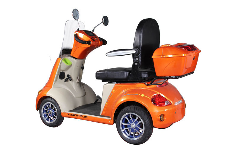 CE Approved 4 wheel electric mobility scooter with Top Canopy