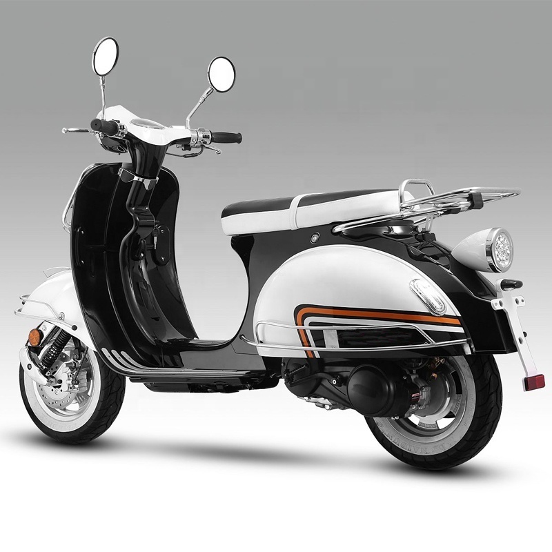 125CC/150CC 4 Stroke Classic Gasoline Scooter With Rack