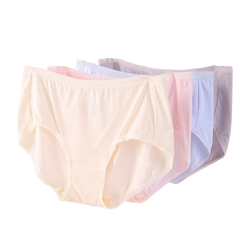 Multicolor Breathable  ice silk panty silk underwear one piece Women's Briefs Silk Panties For Women