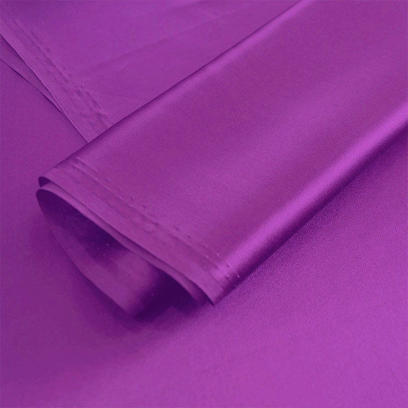 Wholesale Silk Stretch Satin 90%Silk 10% Spandex 19mm elastane blended silk stretch satin