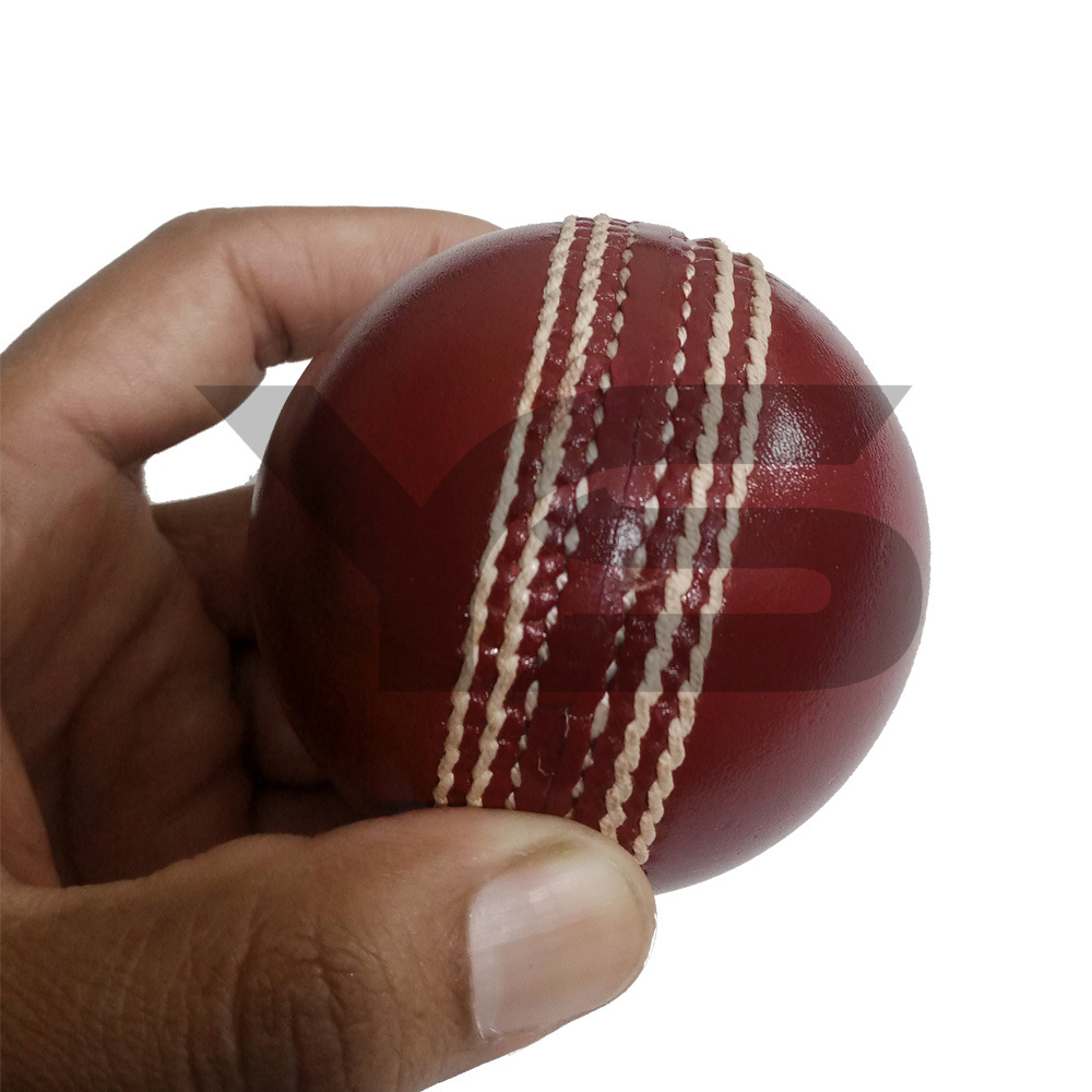 Best Quality New Most Popular t20 over Cricket Ball Genuine Leather 4-Piece Custom Design red Color Sports Team Ball