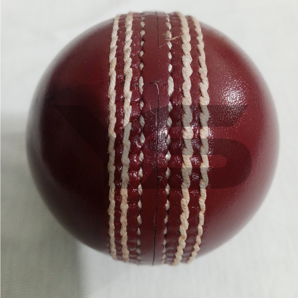 Best Quality New Most Popular t20 over Cricket Ball Genuine Leather 4-Piece Custom Design red Color Sports Team Ball