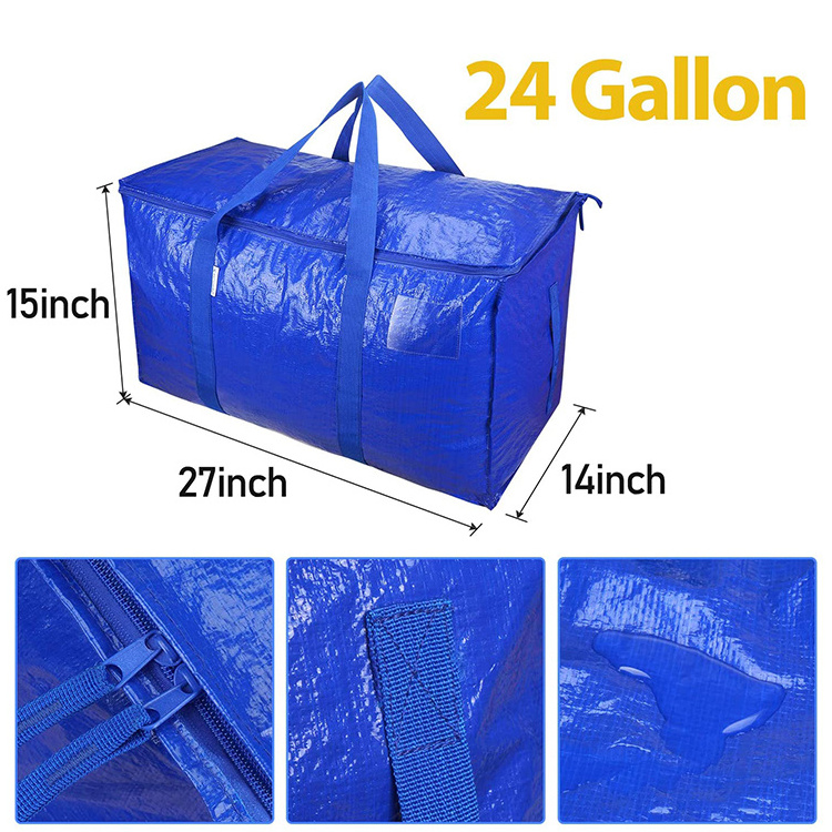 YASEN Extra Large Moving Bags With Zippers & Carrying Handles Heavy-Duty Storage Tote For Space Saving Moving Storage