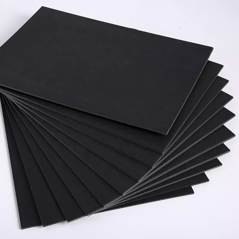 High Quality 230g-300g Black Cardboard Service Pure Wood Pulp 1mm 2mm Black Cardboard Paper for photo album, box, hanging tag