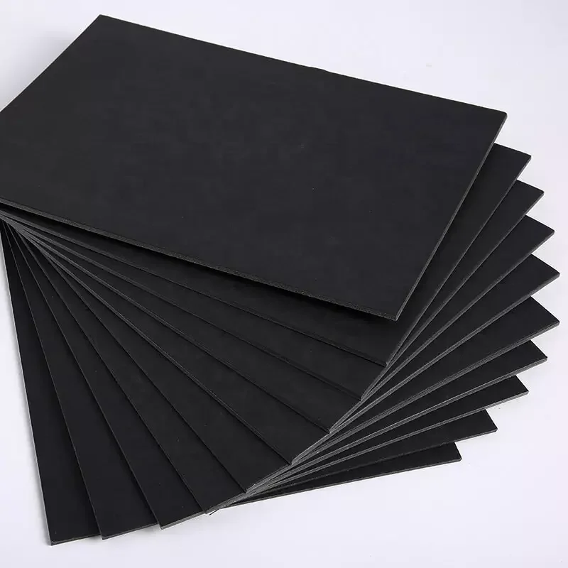 Fu Lam wholesale two sides black paper with black core cardboard 120g-500g black cardboard album drawing cardboard black paper