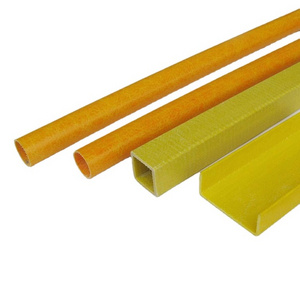 Structural reinforced pultrusion pultruded grp fiberglass rectangular frp square tube Rectangular pipe, plum pipe