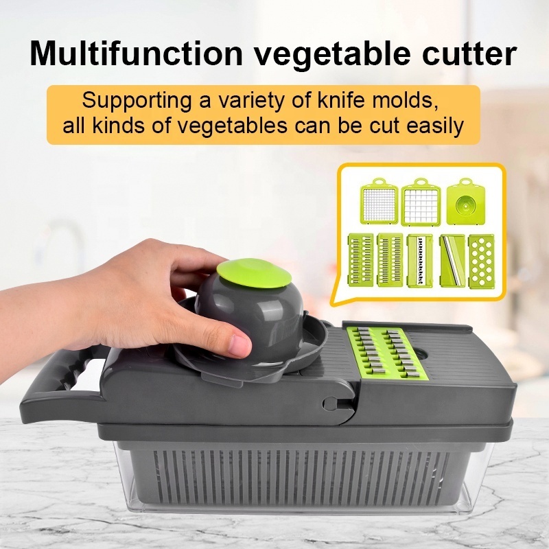 vegetable chopper 15 in 1 multifunctional manual cutter