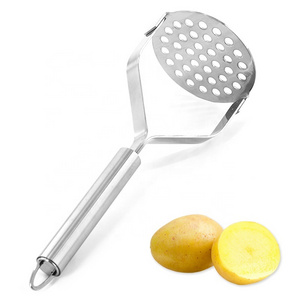 ArtSample stainless steel kitchen hand press potato ricer and masher