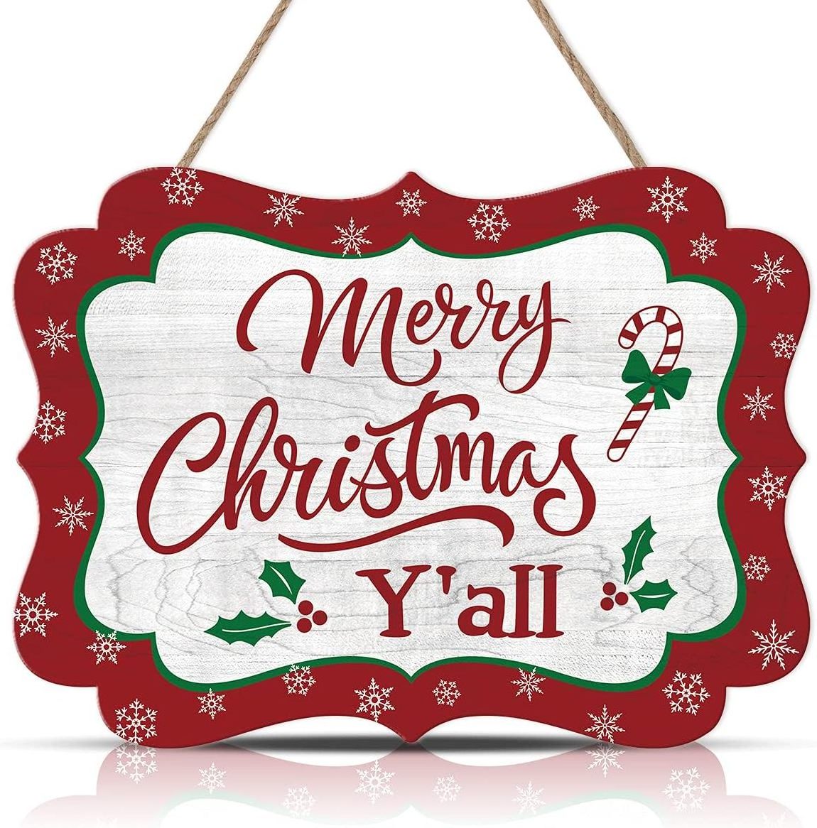 Custom Wooden merry christmas wood small sign christmas wood door signs