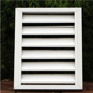 Cheap Price White Air Louver Shutter Aluminum Louver Air Conditioning Louvers Exhaust Fan aluminum luvers air away