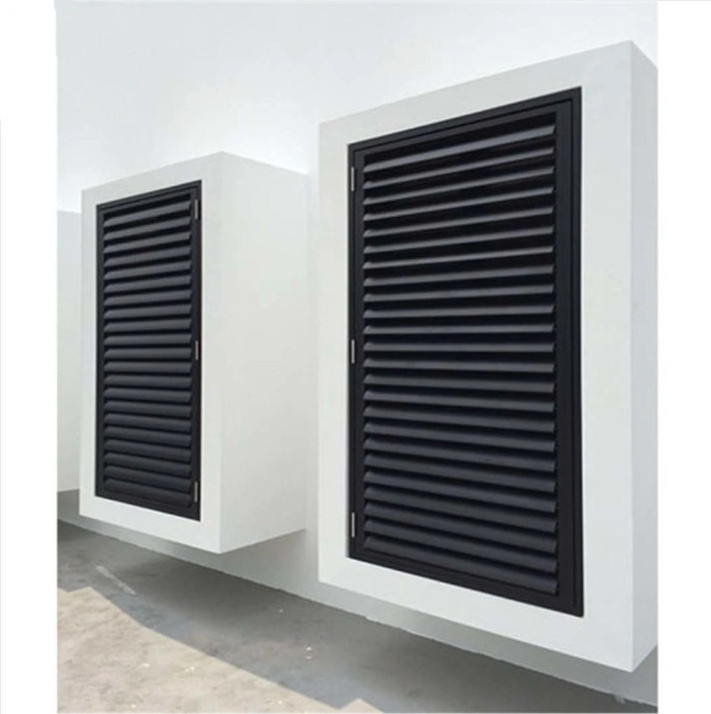 New Design Hurricane Impact Metal Window Shutters Aluminium Louver Window/Jalousie External Shutters Door