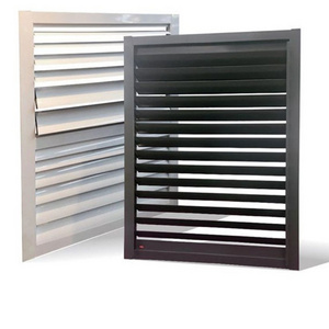 Aluminum exterior shutters sunshade blinds with low price horizontal louver blind sunshade shuttered window