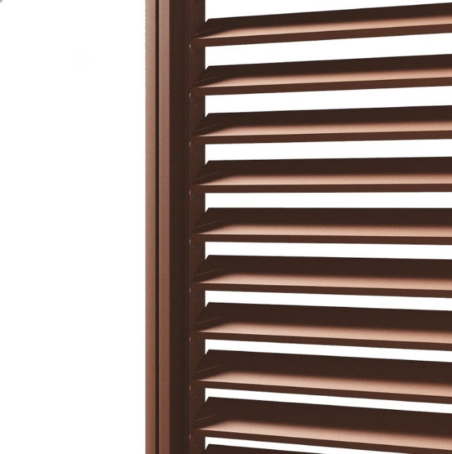 Custom Size Aluminium Widow Interior Plantation Louver Aluminum Shutter Suitable for All Windows