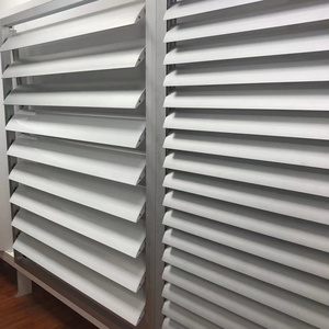 Outdoor Aluminum Fixed Louver Aluminium Smart Metal Shutter Blind Window