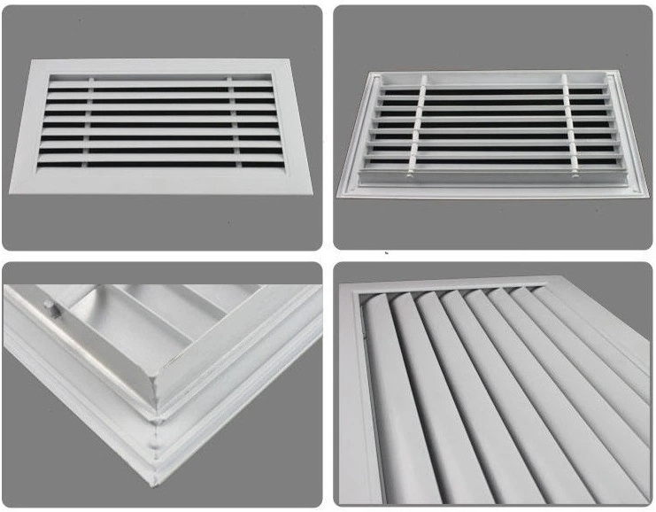 Cheap Price White Air Louver Shutter Aluminum Louver Air Conditioning Louvers Exhaust Fan aluminum luvers air away