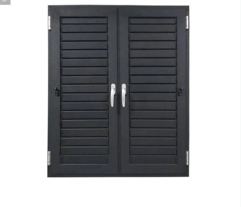 Aluminum exterior shutters sunshade blinds with low price horizontal louver blind sunshade shuttered window