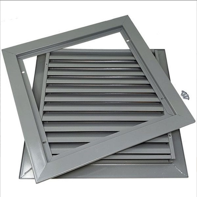 Cheap Exhaust Air Louver external weatherproof louvre aluminium grille Aluminum Shutter Fresh Airy Ventilation Louver