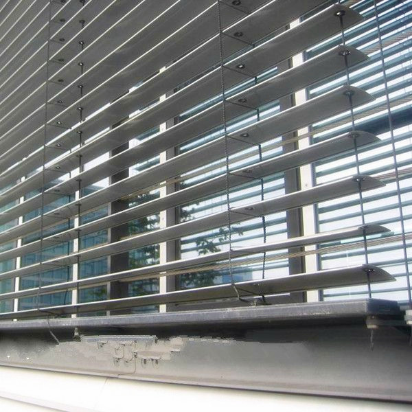 Automatic Motorized Aluminum Electric Window Hurricane Roller Blinds Shutter Customized Remote Blinds Roller