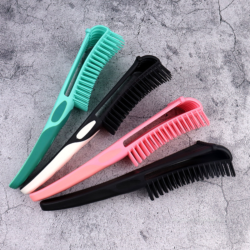 Recycled Plastic Detangling Hair Brush Afro Mini Comb Barbers Octopus Hair Comb