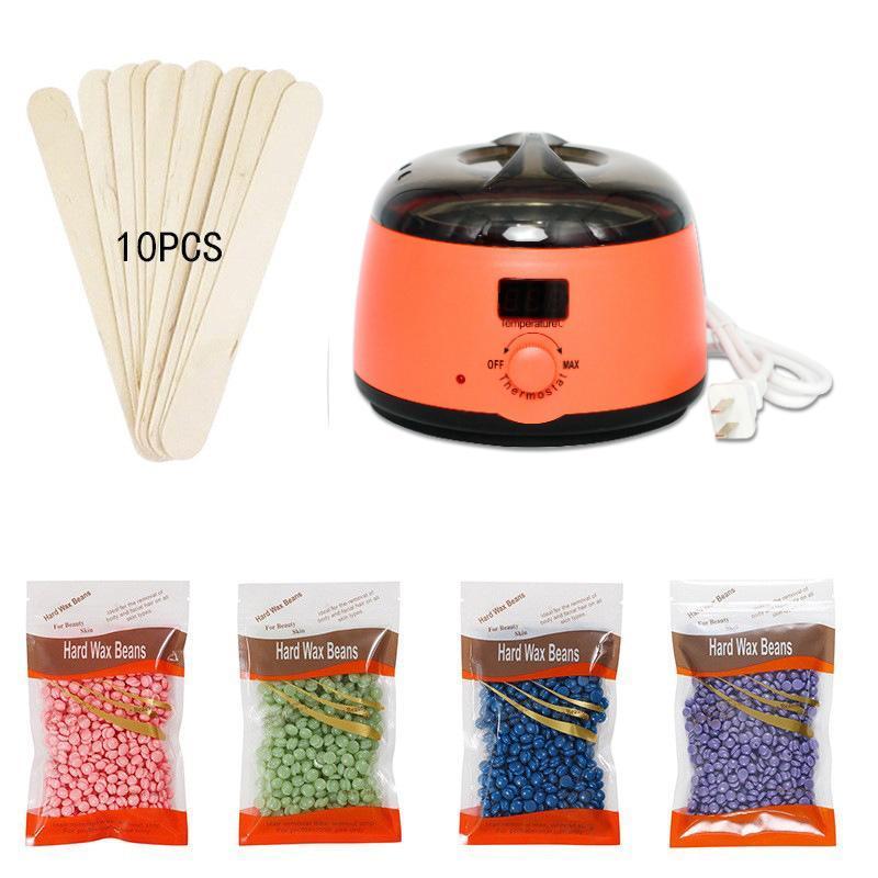 hot sale wax beans set for Hair removal wax warmer heater Sticks professional salon depilatory pot paraffin waxing warmer heater