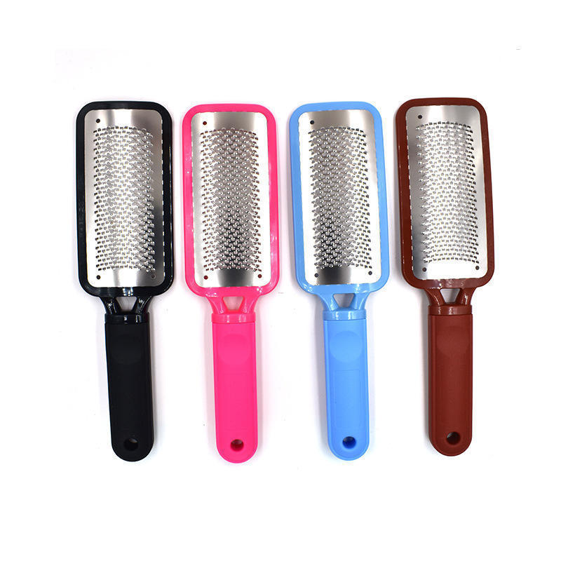 Stainless Steel Foot File Foot Care Pedicure Kit Feet Rasp Remover With Plastic Handle Pedicure Tools