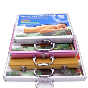 Aluminum heater box for energy stone set automatic constant temperature massage stone spa volcanic stone