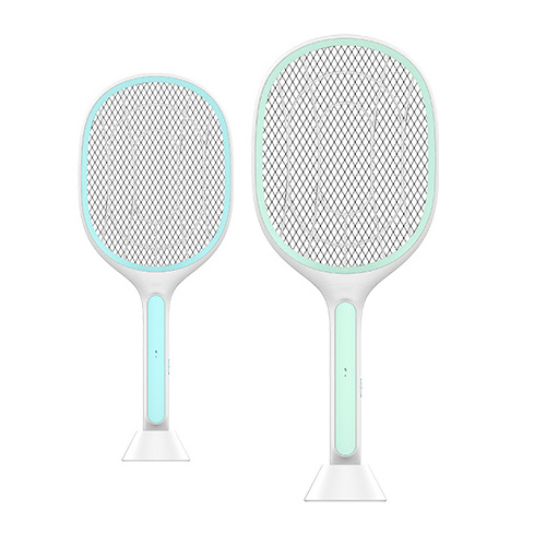 2022 JIAGE hot selling rechargeable led mosquito killer bat swatter with suv light and safety electric