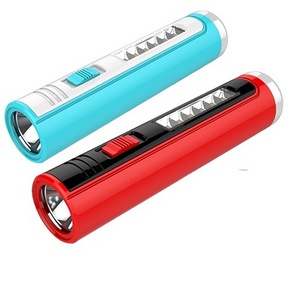 Hotselling factory direct supply Noval design led rechargeable mini pocket flashlight with lithium battery