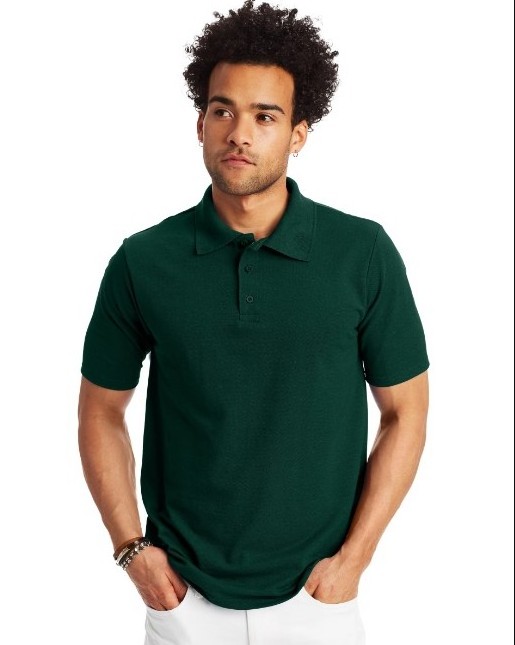 Custom OEM Deep Green Forest Polo Shirt Custom Own Design 100 Percent Cotton Turtleneck Pique Polo T Shirt For Men