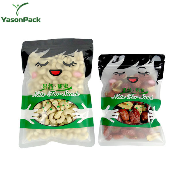 Mylar Three Side Small Clear Safe Plastic Heat Seal Food Packaging Poly Flat Bags With Top