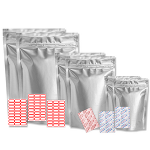 Buckets Large 1 Quart Gallon 3.55 Gallon Smell Proof Packaging Aluminum Foil Mylar Bags With Oxygen Absorbers For Food Storage