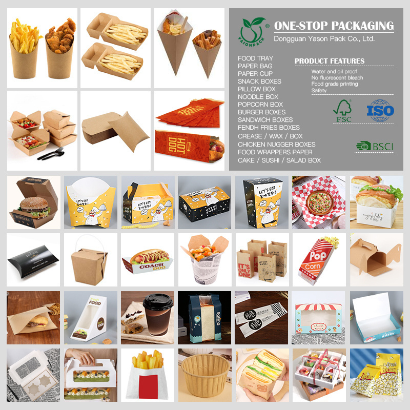 Family Luxury Packaging Carton Fried Chicken Disposable Take Out To Go Take Away Paper Cardboard Lunch Fast Food Box