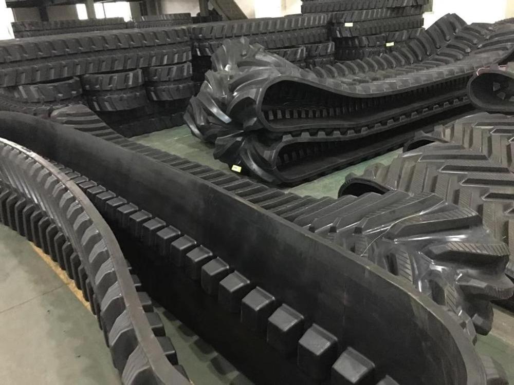 snowmobile rubber track chassis undercarriage skid steer loader with sprocket system tractorrubber track 500x90x50