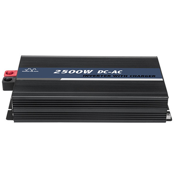 2.5kw rechargeable battery 120 vdc to 120 vac modified pure sine wave power inverter