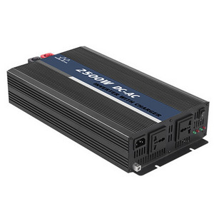 2.5kw rechargeable battery 120 vdc to 120 vac modified pure sine wave power inverter