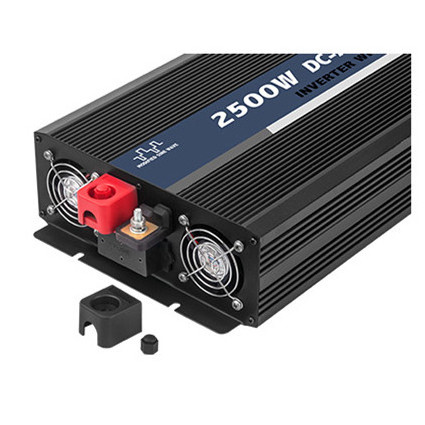 2.5kw rechargeable battery 120 vdc to 120 vac modified pure sine wave power inverter