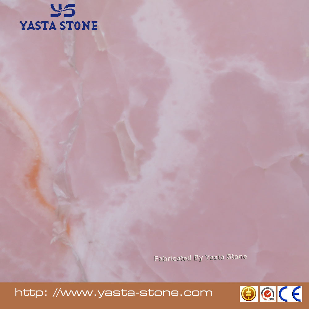 High Quality Tiles Pink Marble Purple Onyx Slabs