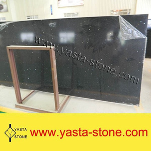 Price Per Square Meter Quartz Slab Black Mirror Quartz Stone