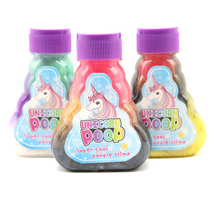 Unicornio Supplier Color putty glue DIY butter Unicorn slime making kit air dry soft modeling polymer clay play dough for kids