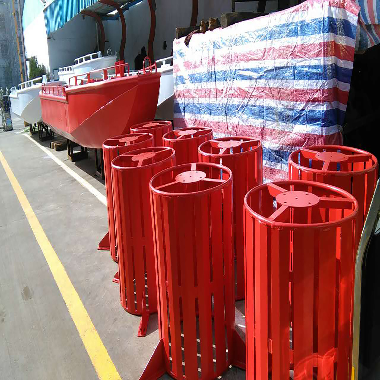 HF 10.0-B1 Steel Ship-Type Buoys IALA Navigation Marine Mooring Buoy YaTai