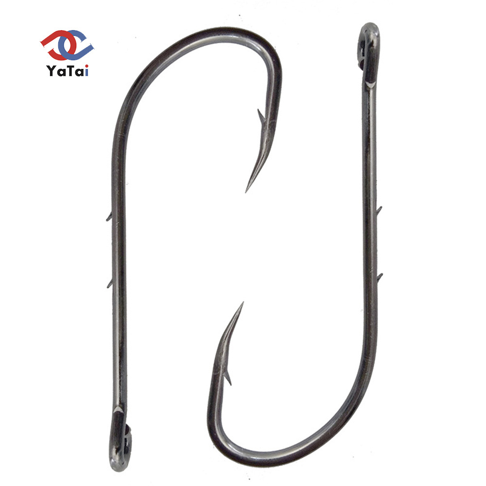 92247 Baitholder Fishing Hooks Jig Hooks Black High Carbon Steel Hook 6#-6/0