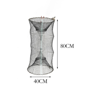 Crayfish Crab Net Bait Live Trap Pot Eel Fish Prawn Shrimp Lobster Fishing Cage