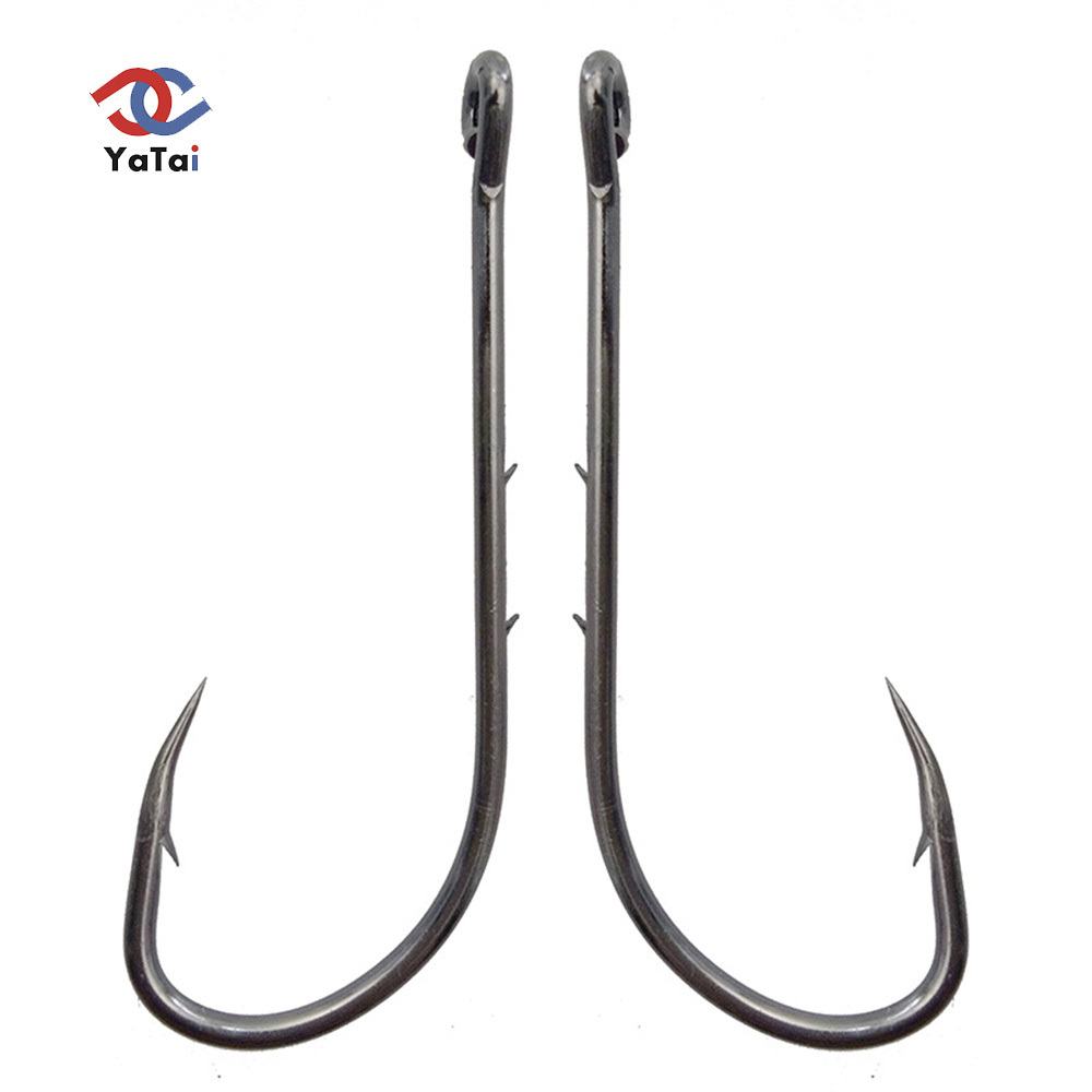 92247 Baitholder Fishing Hooks Jig Hooks Black High Carbon Steel Hook 6#-6/0