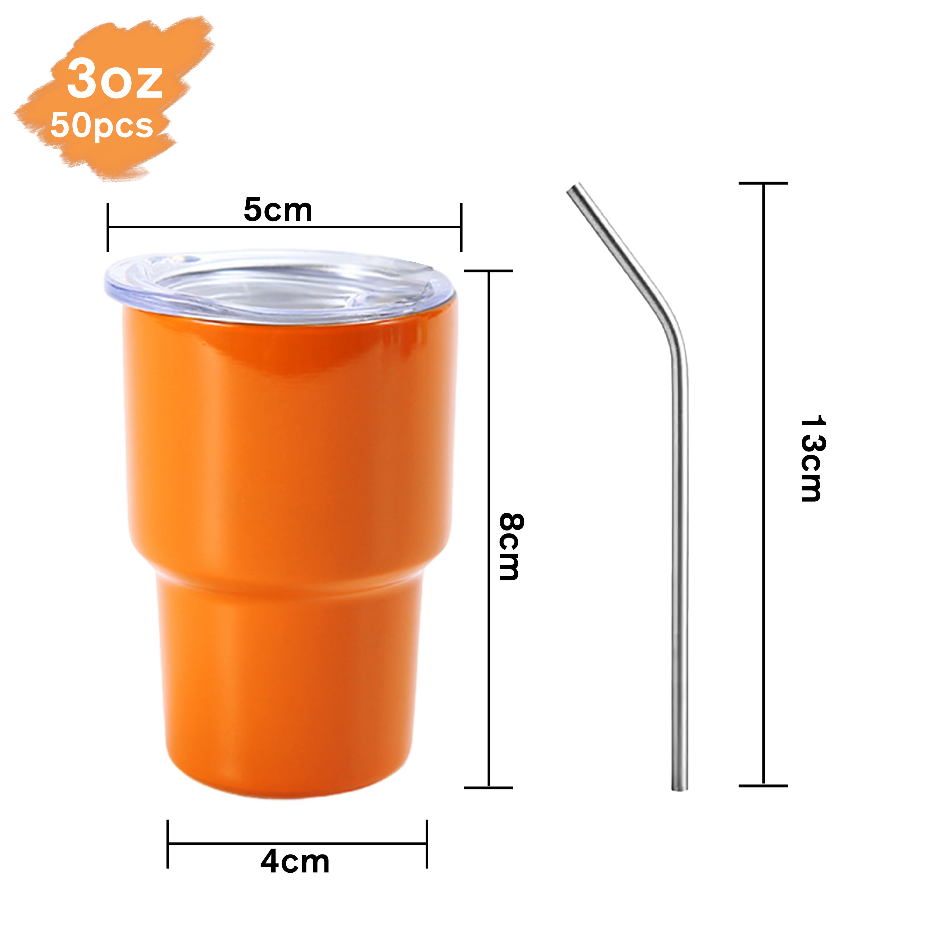 USA Hot Sale Miniature Tumbler Shot Glass 3oz Mini Tumbler Sublimation Drinking Insulated Tumbler with Lid and Straw