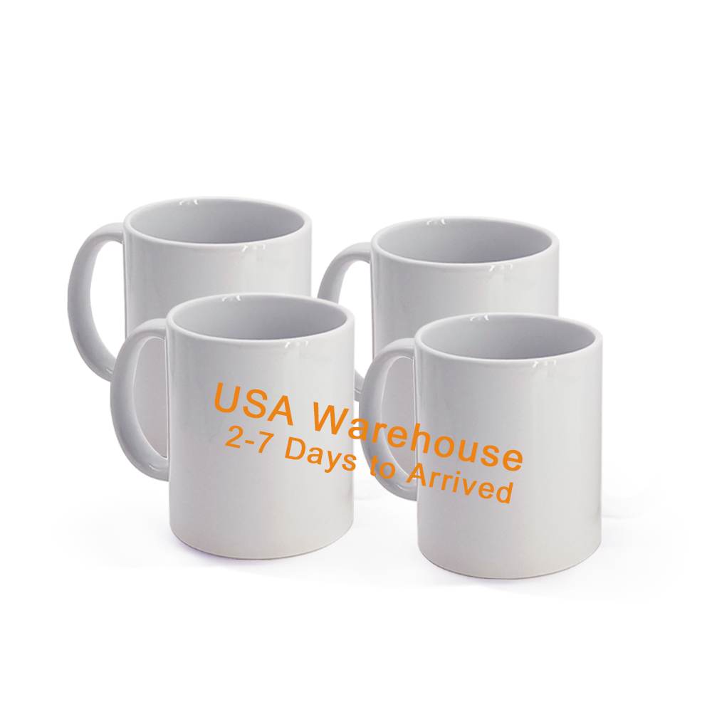 Hot Sale 11oz 15oz Porcelain Plain White custom Logo Sublimation blank Ceramic Cup Tea Coffee Mug With Logo